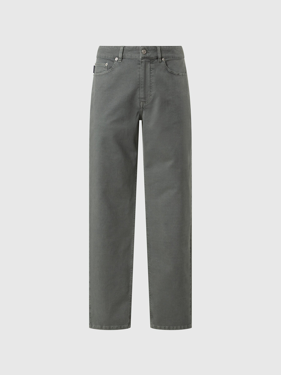 pantalones de sarga rota de cinco bolsillos