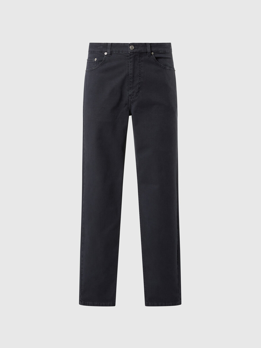 pantalones de sarga rota de cinco bolsillos