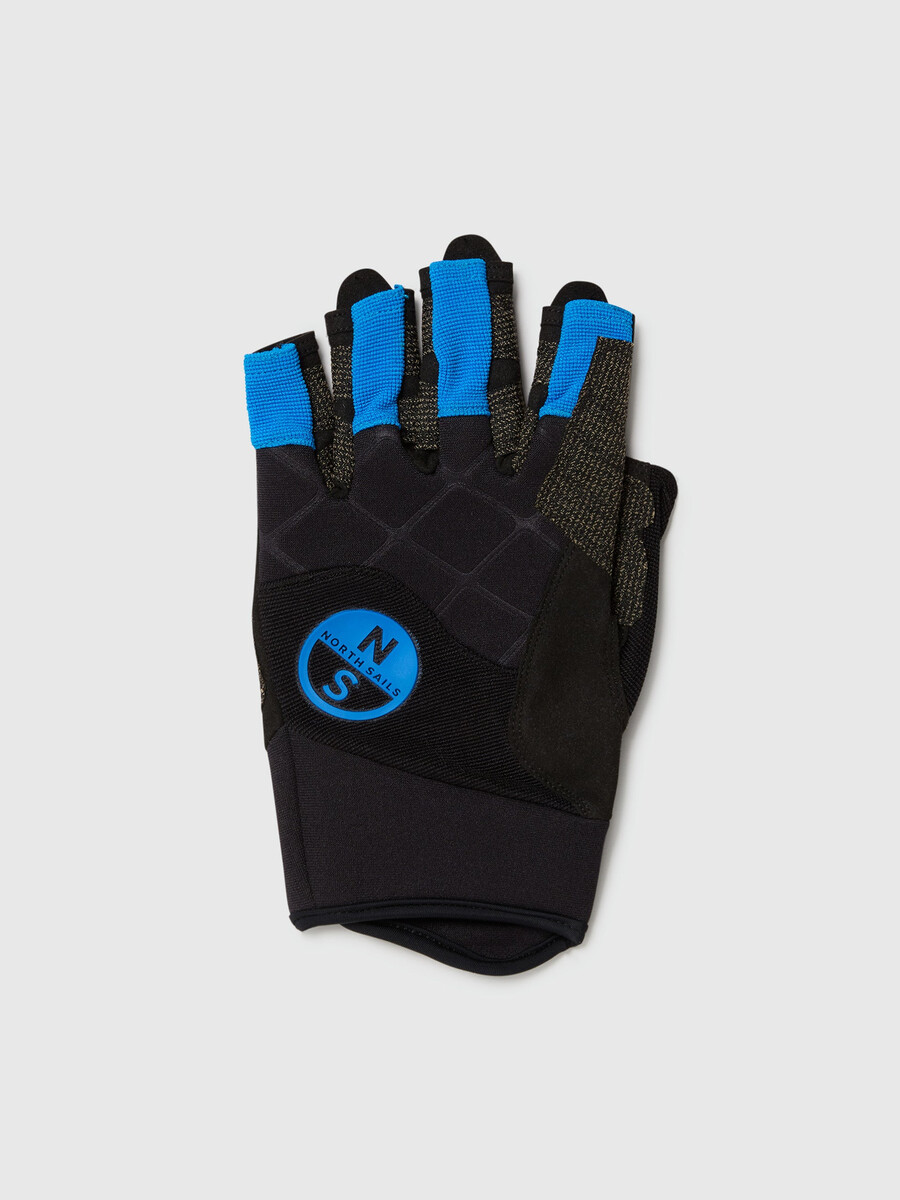 guantes de carrera de dedos cortos