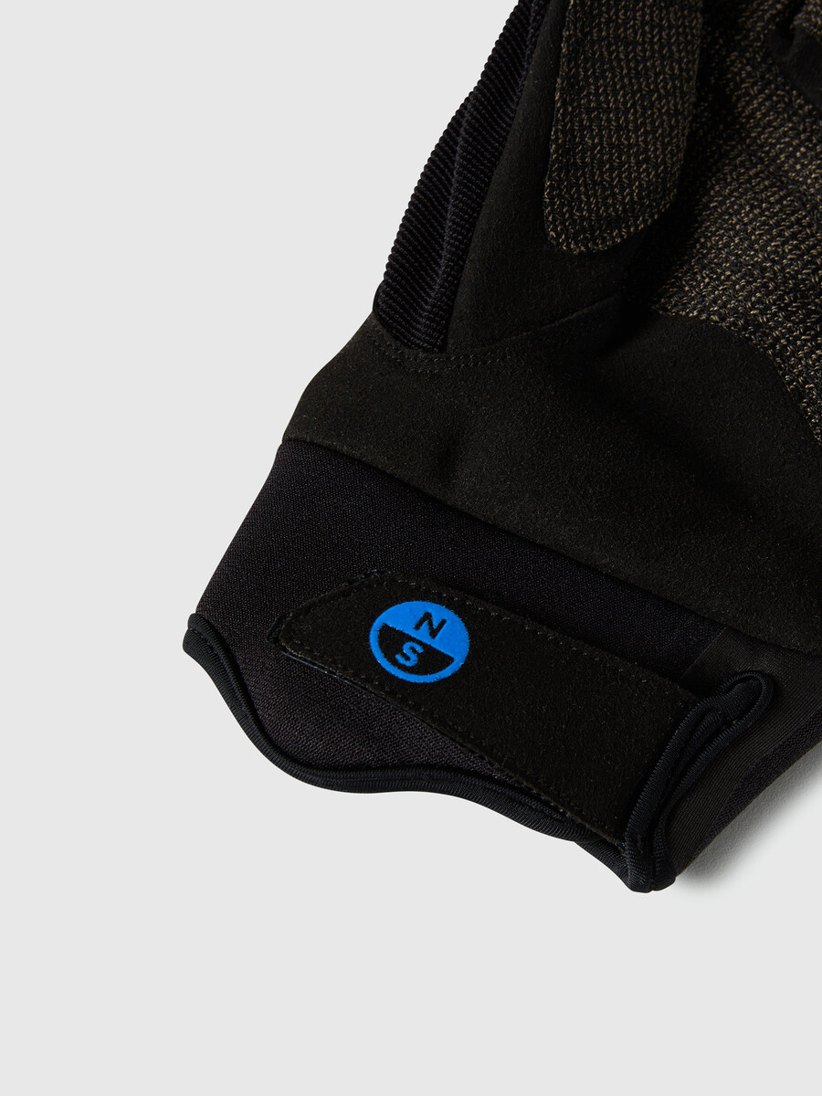guantes de carrera de dedos cortos
