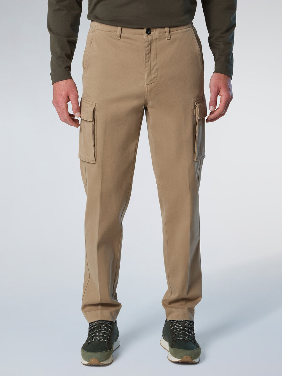 pantalones cargo de gabardina americana