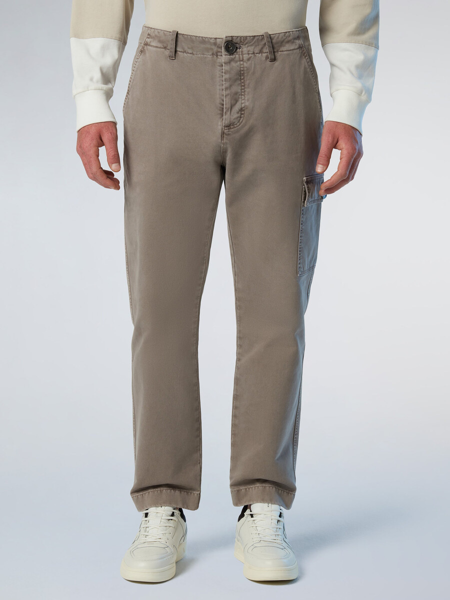 pantalones cargo de gabardina americana