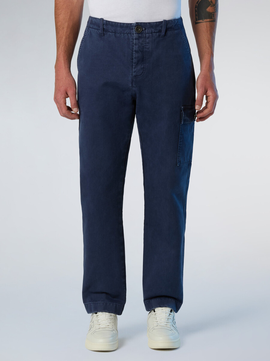 pantalones cargo de gabardina de archivo