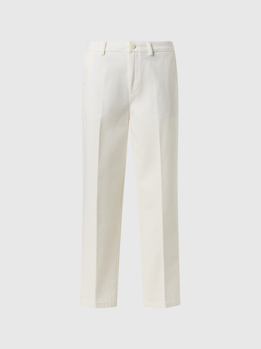 pantalones chinos de pierna recta