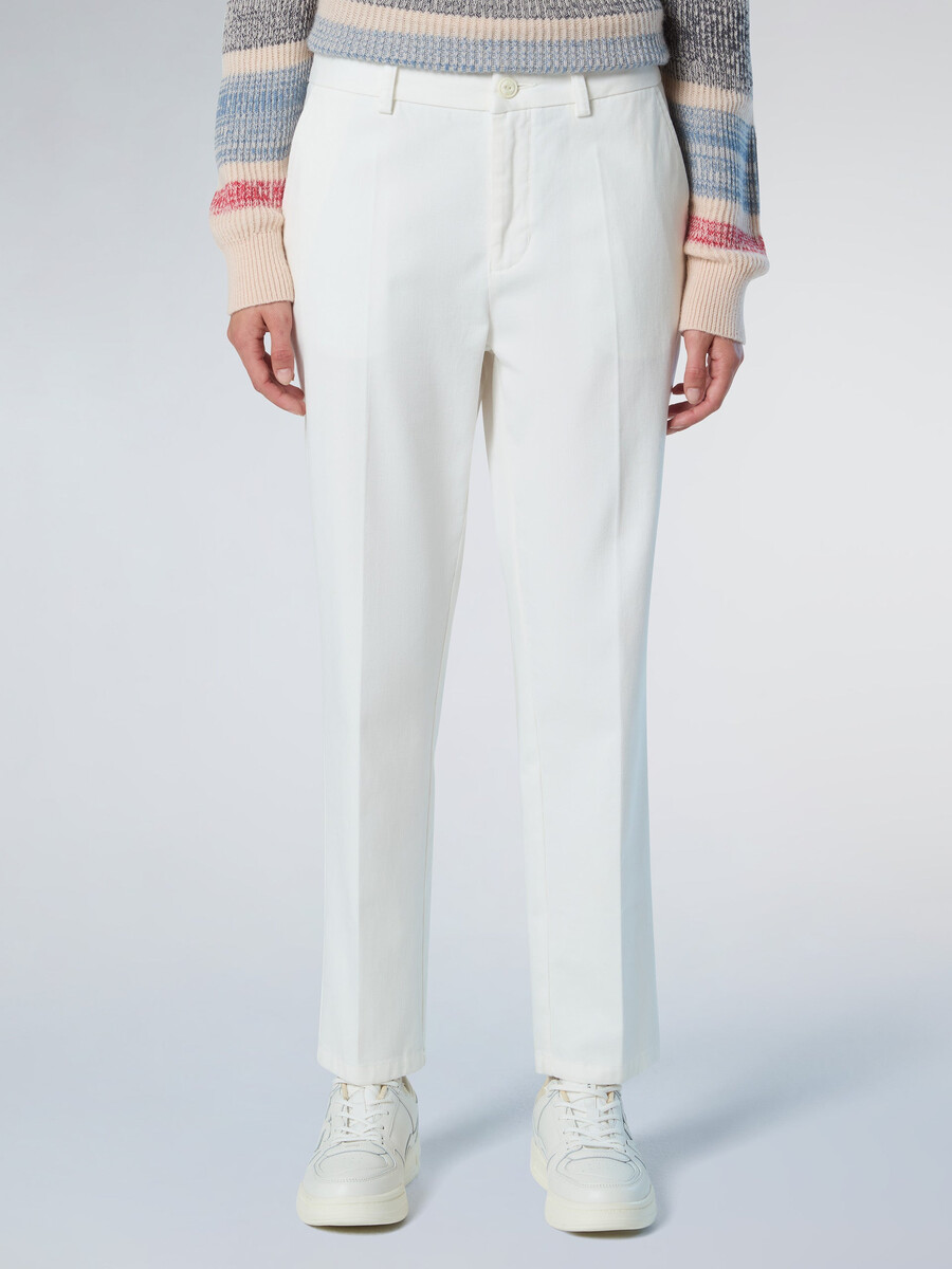 pantalones chinos de pierna recta
