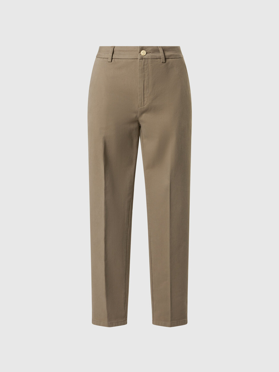pantalones chinos de pierna recta