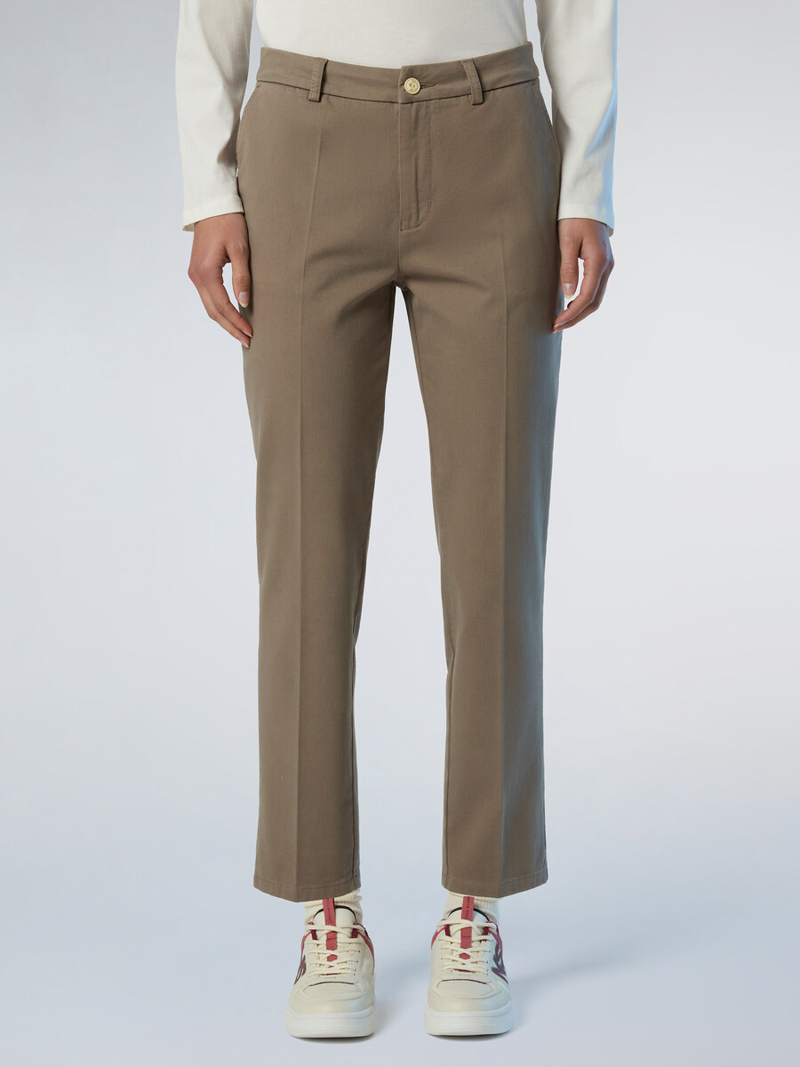 pantalones chinos de pierna recta