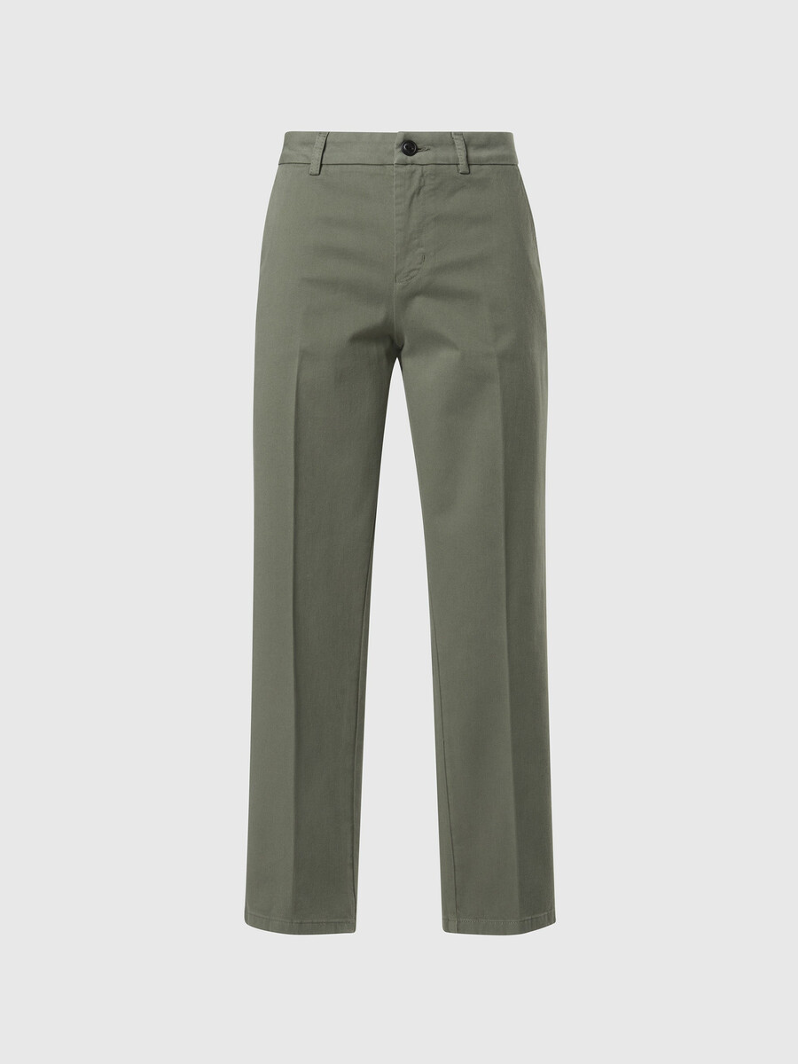 pantalones chinos de pierna recta