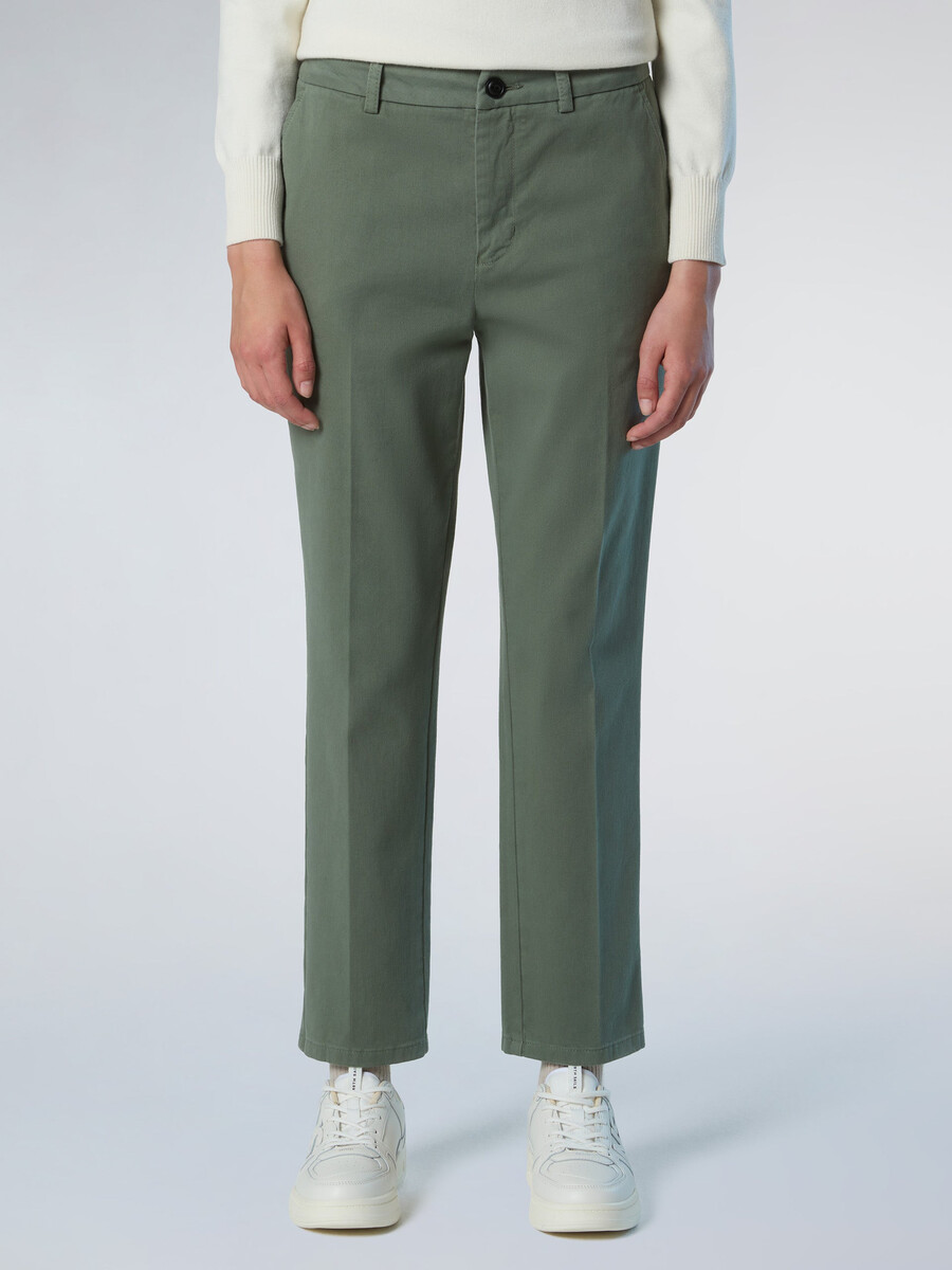 pantalones chinos de pierna recta