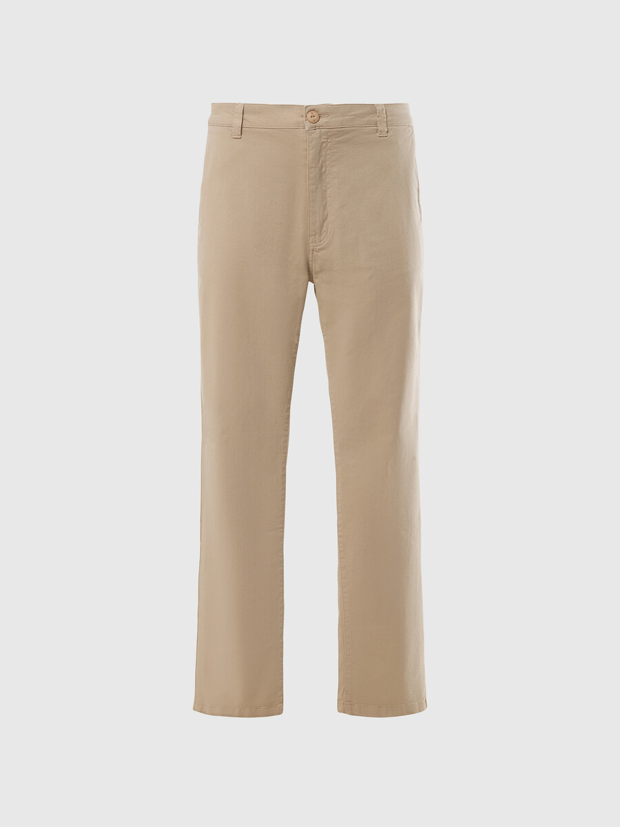 pantalones chinos de gabardina