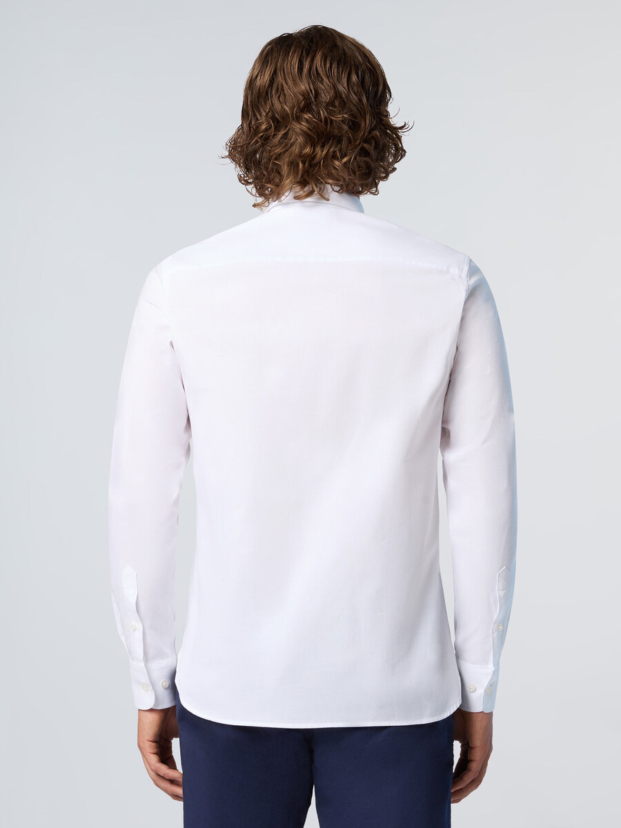 camisa oxford pinpoint