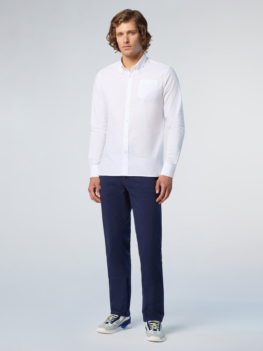 camisa oxford pinpoint