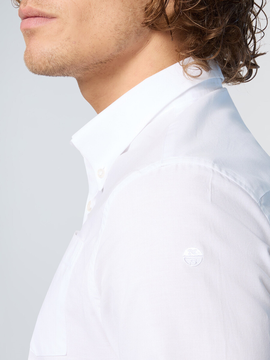 camisa oxford pinpoint