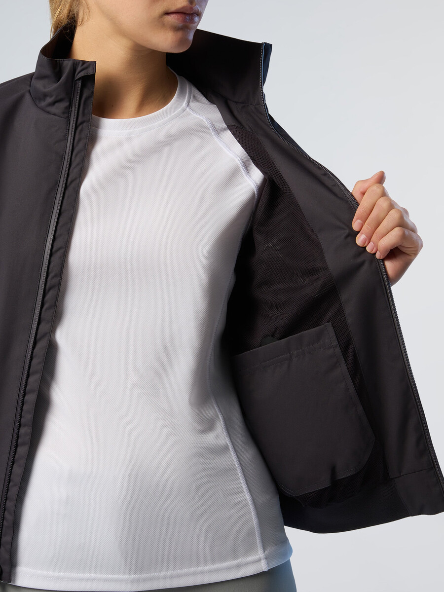 chaqueta marinera con forro de malla