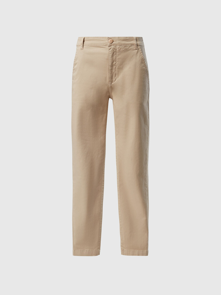 pantalones chinos de gabardina