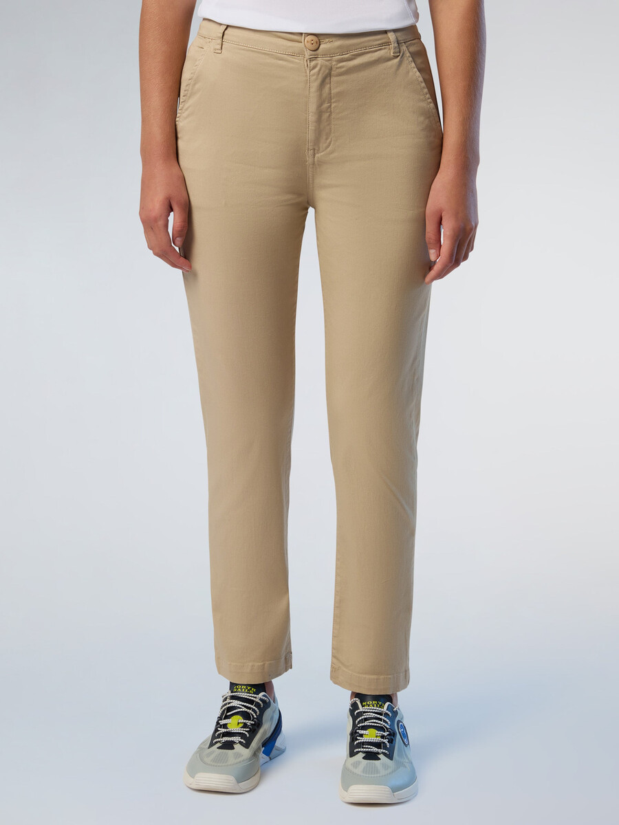 pantalones chinos de gabardina