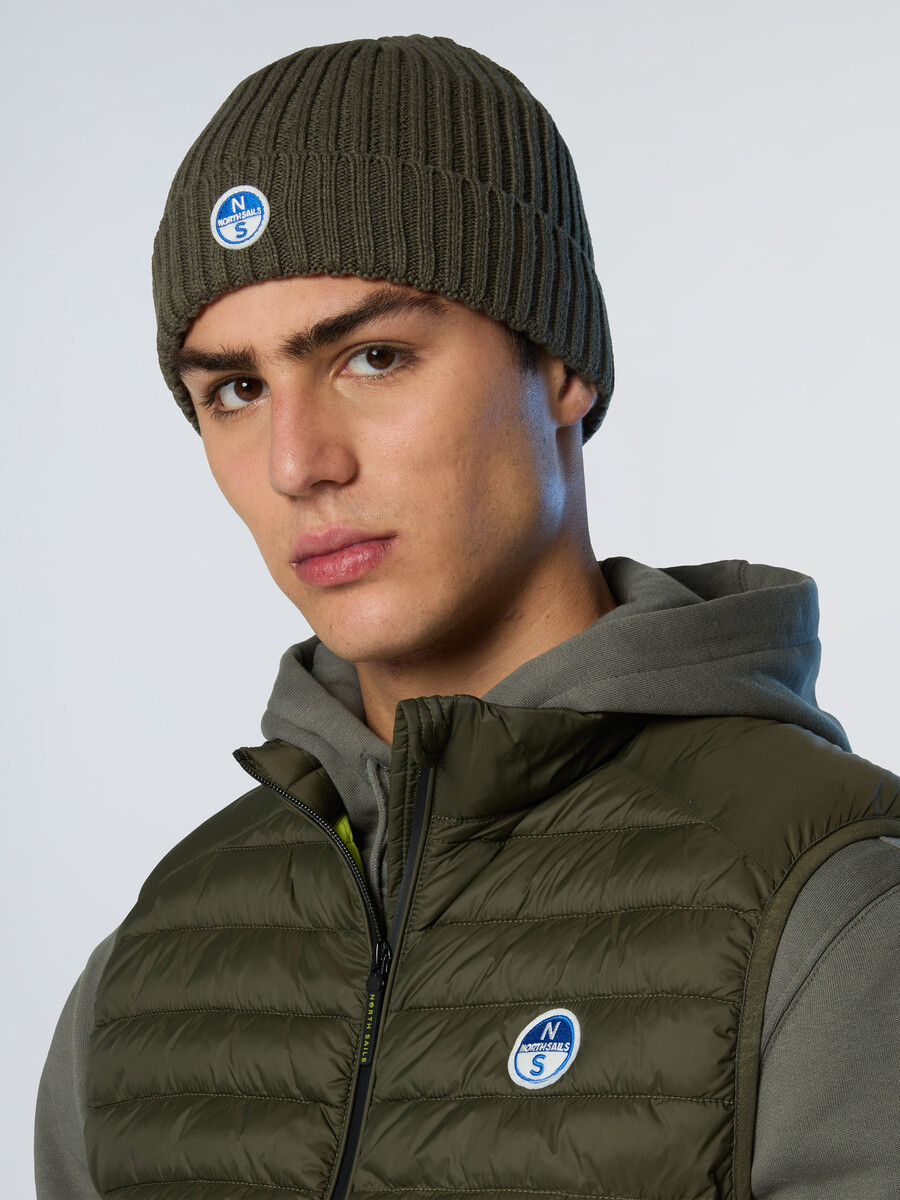 gorro de canalé con forro polar