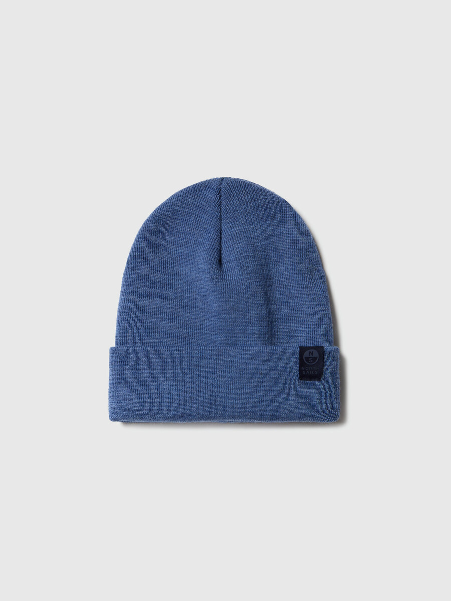 gorro de punto fino con vuelta