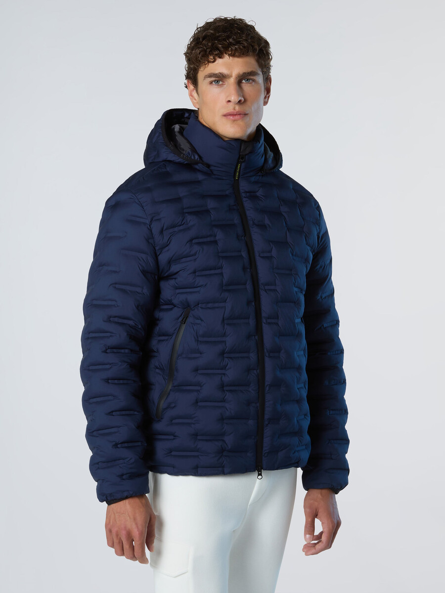 chaqueta acolchada laser