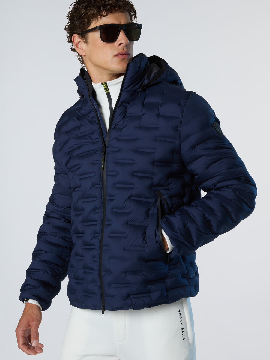 chaqueta acolchada laser