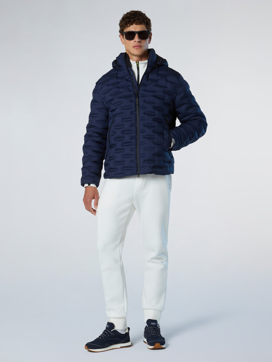 chaqueta acolchada laser