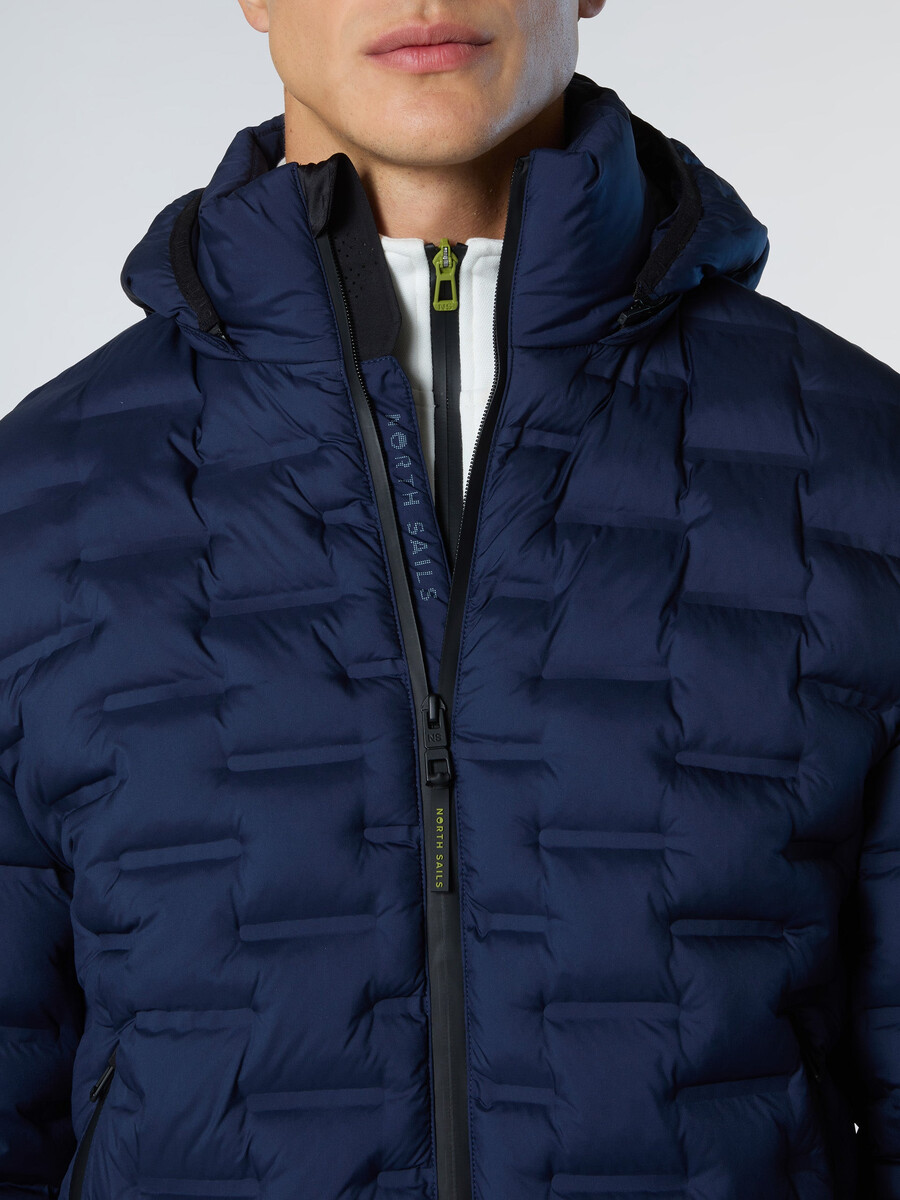 chaqueta acolchada laser