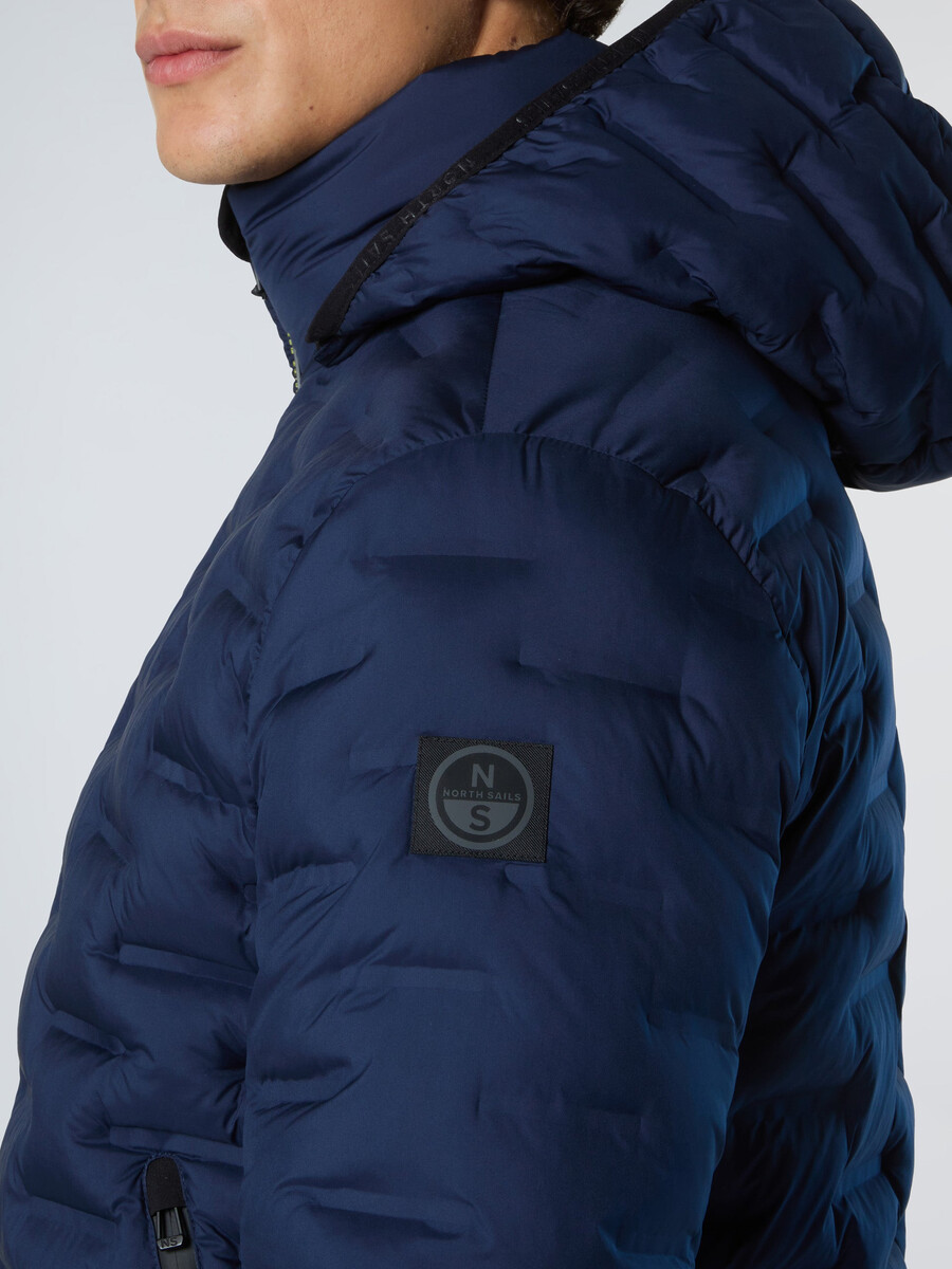 chaqueta acolchada laser
