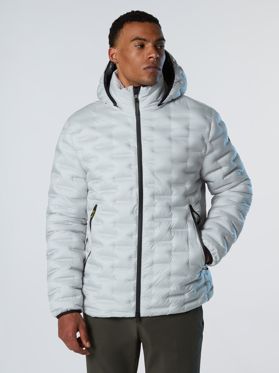 chaqueta acolchada laser