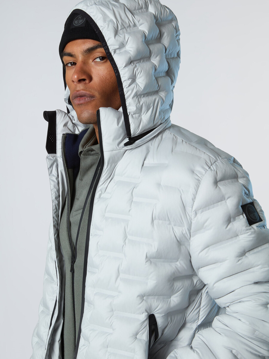 chaqueta acolchada laser