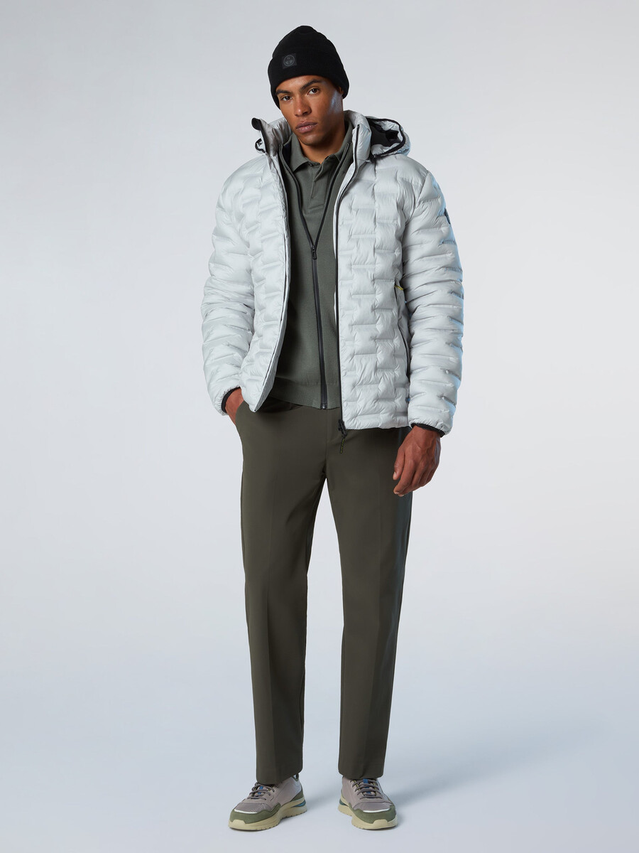 chaqueta acolchada laser