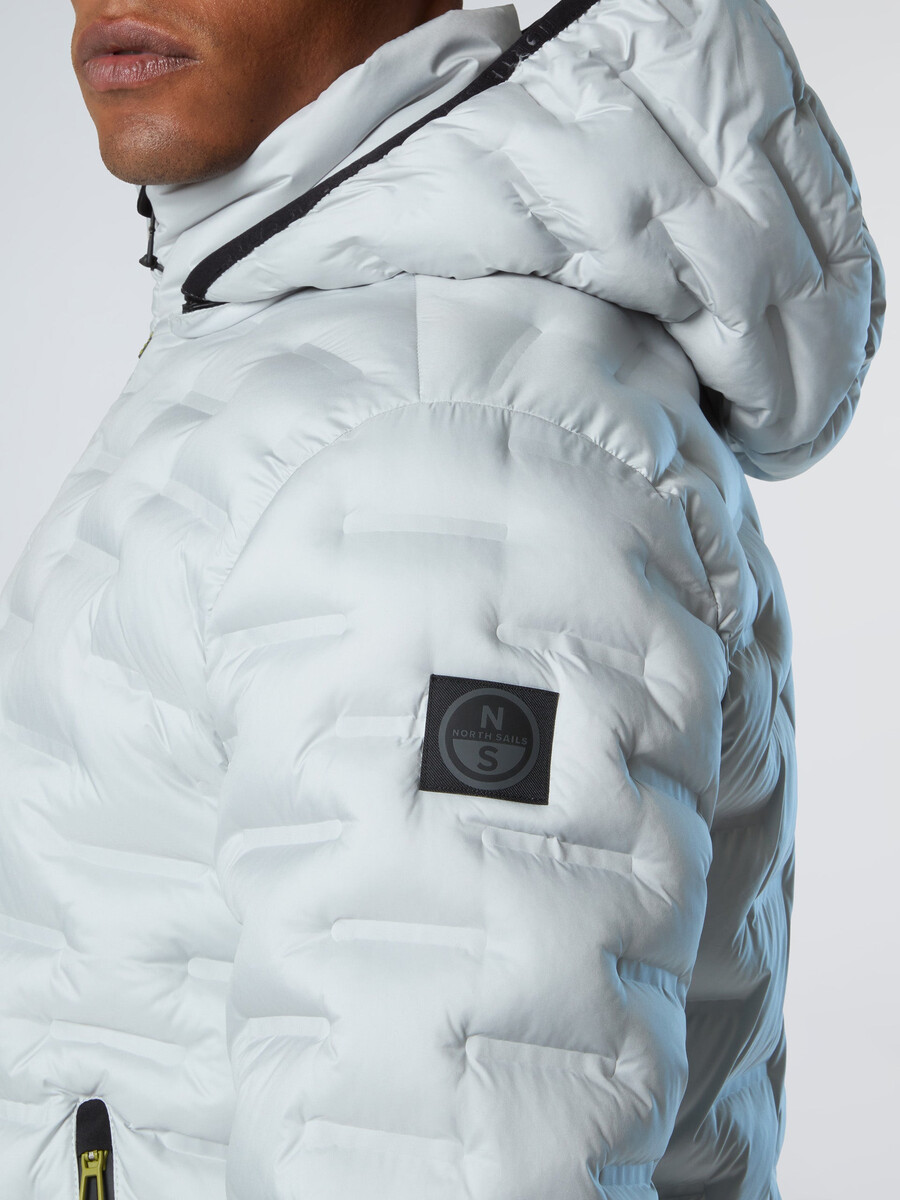 chaqueta acolchada laser