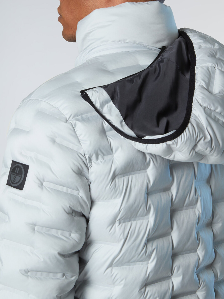 chaqueta acolchada laser