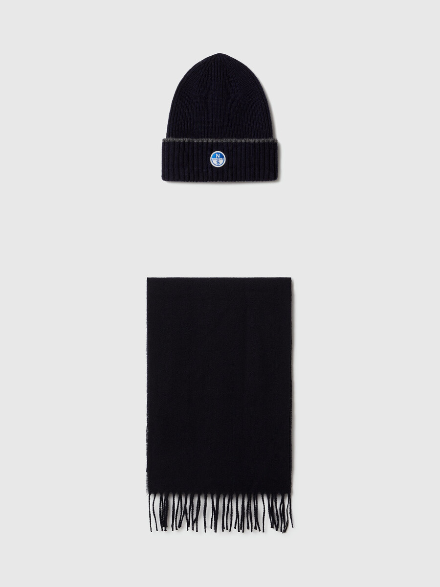 set de regalo de gorro y bufanda