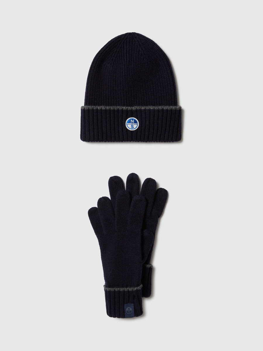 set de regalo de gorro y guantes