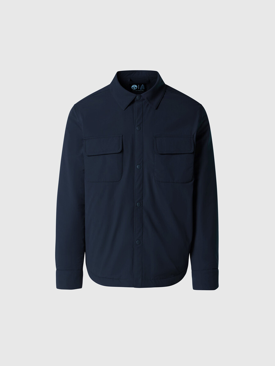 camisa de nailon acolchada black sails