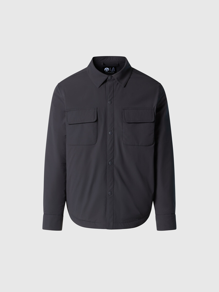 camisa de nailon acolchada black sails