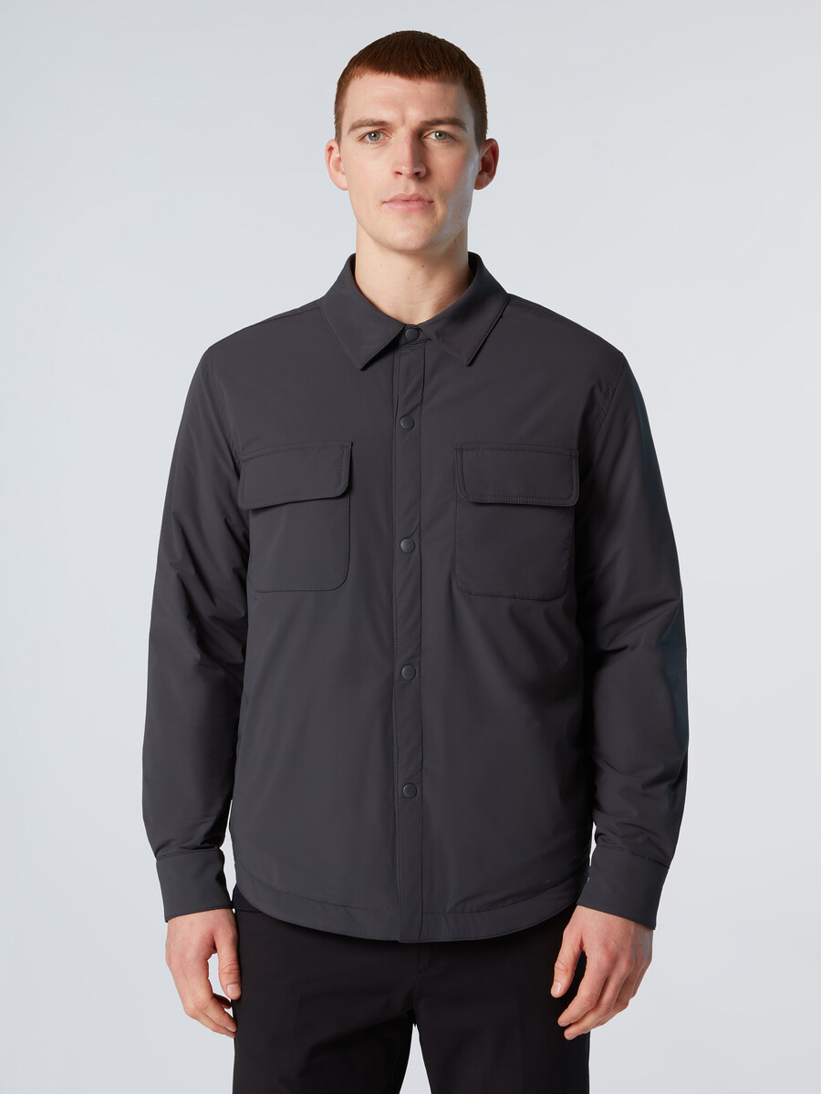camisa de nailon acolchada black sails