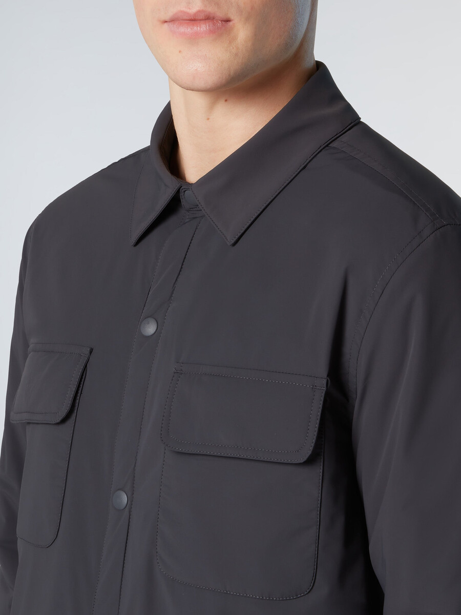 camisa de nailon acolchada black sails