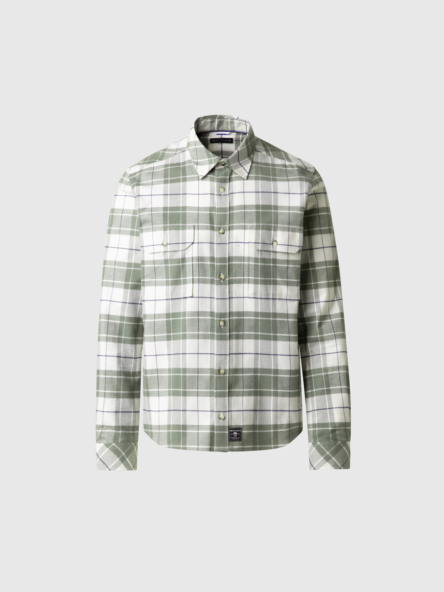 camisa de franela a cuadros