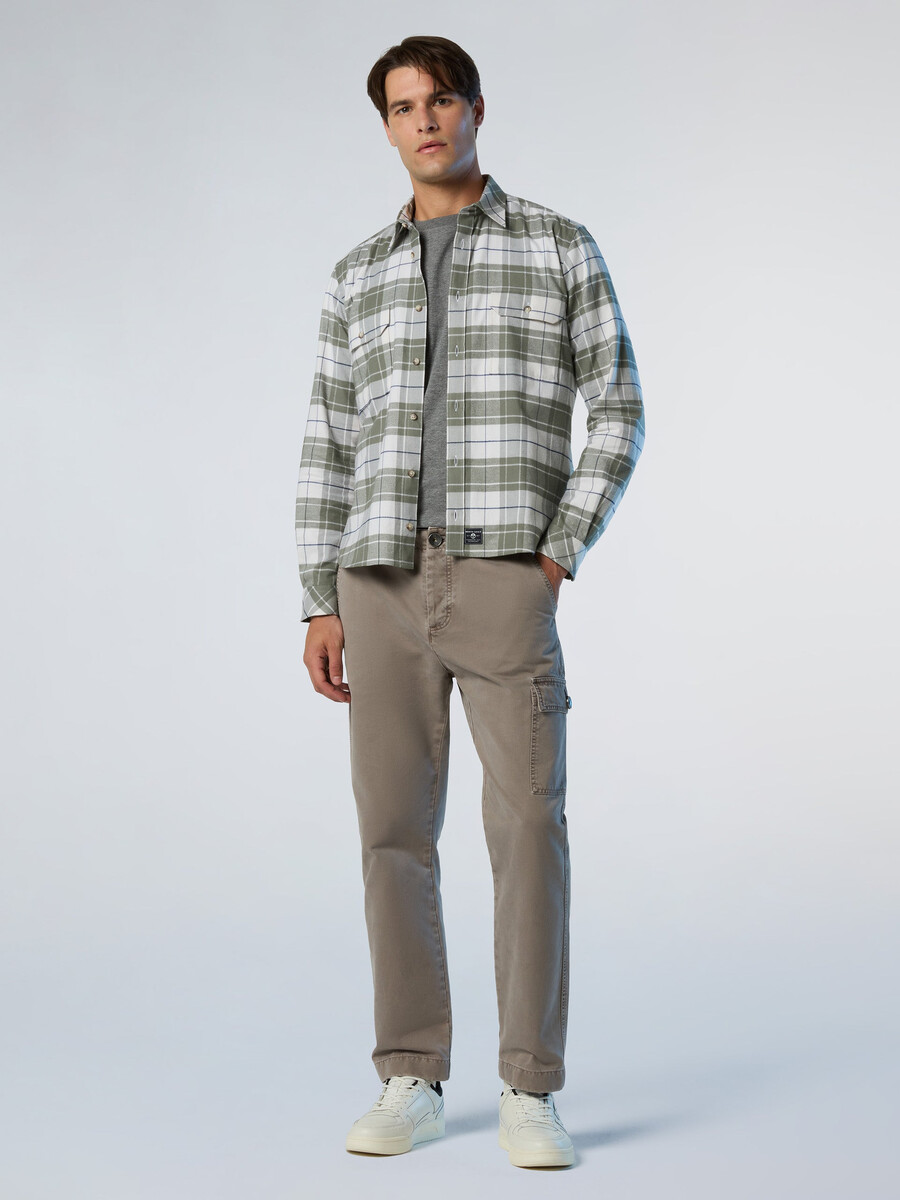 camisa de franela a cuadros