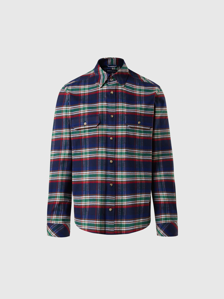 camisa de franela a cuadros