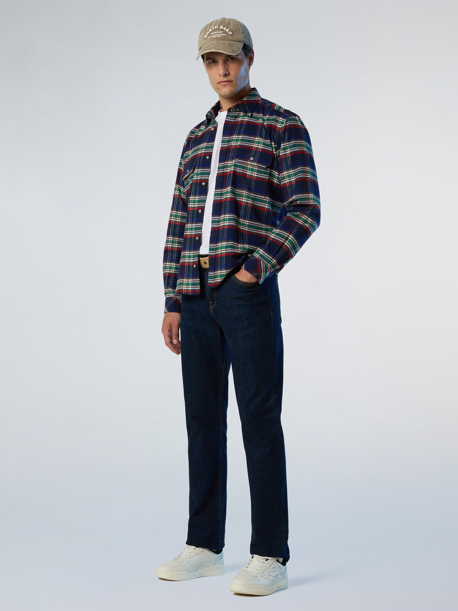 camisa de franela a cuadros