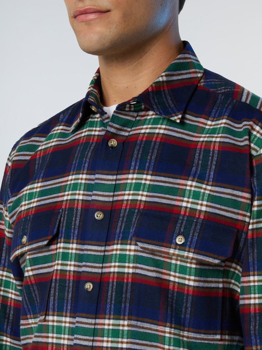 camisa de franela a cuadros
