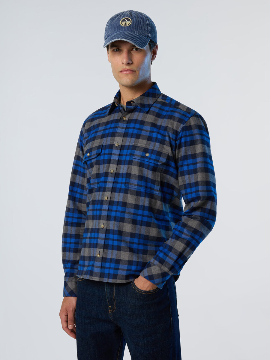 camisa de franela a cuadros