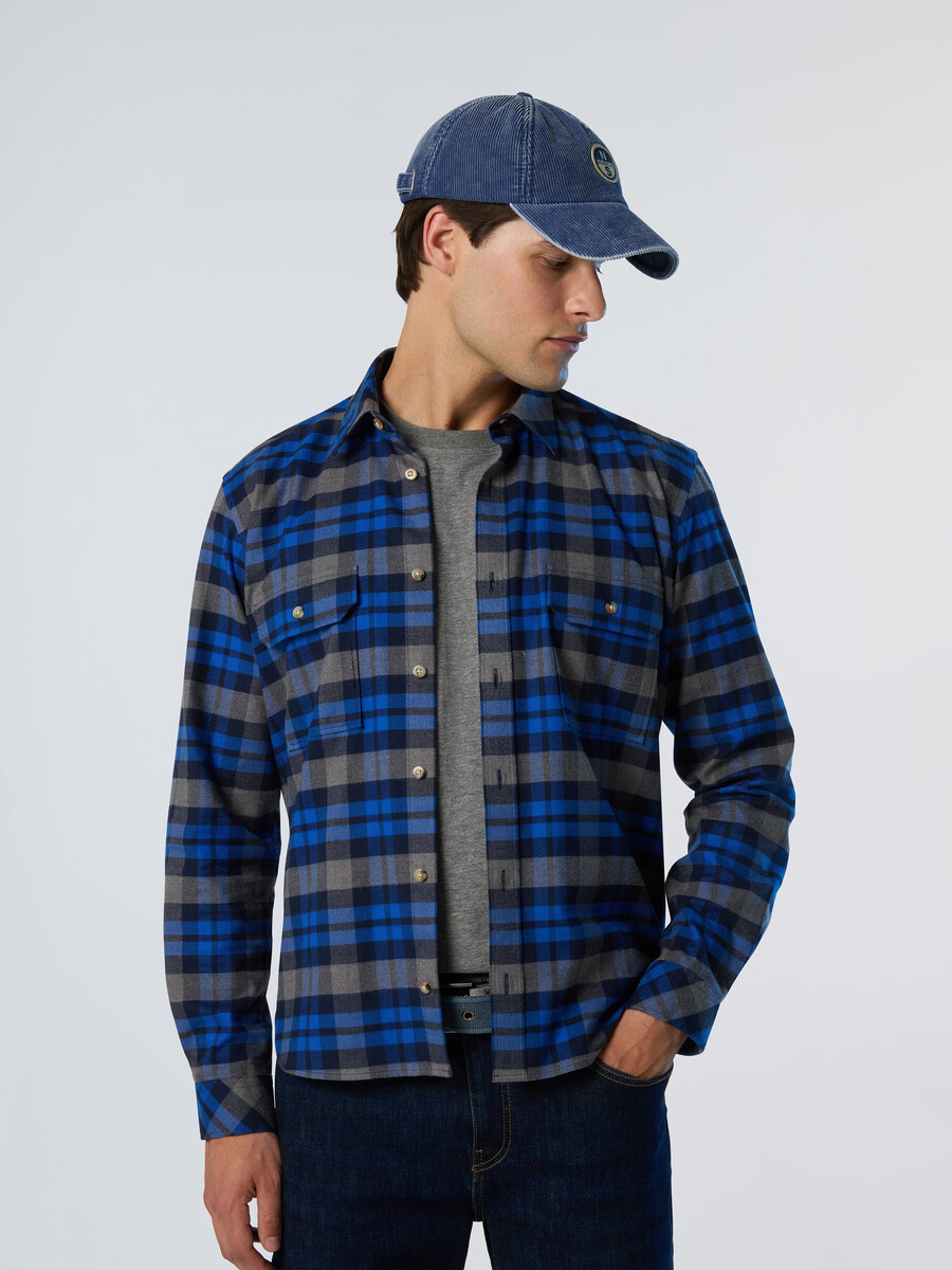 camisa de franela a cuadros