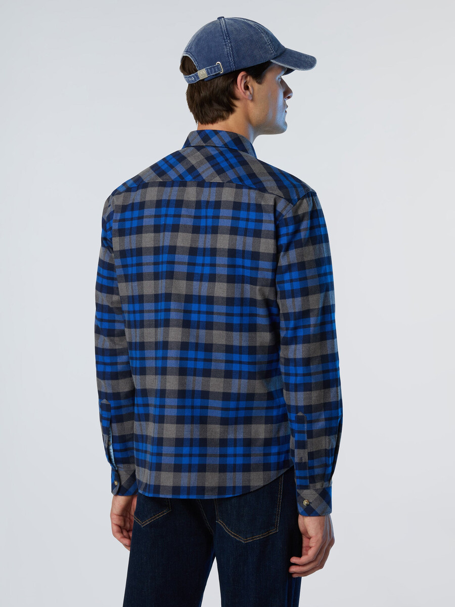 camisa de franela a cuadros