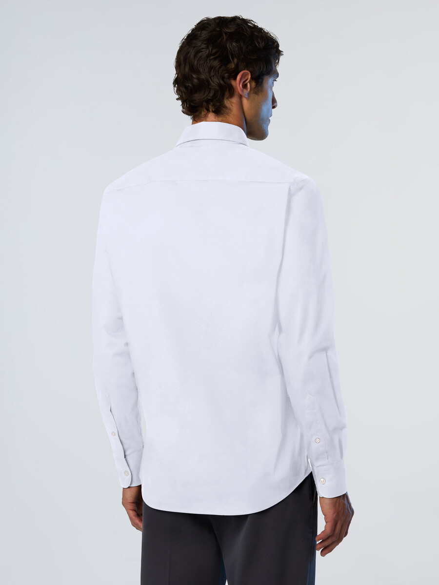 camisa de popelina elástica