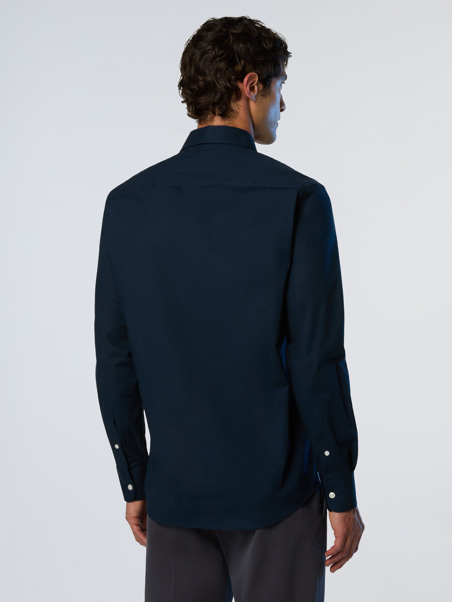 camisa de popelina elástica
