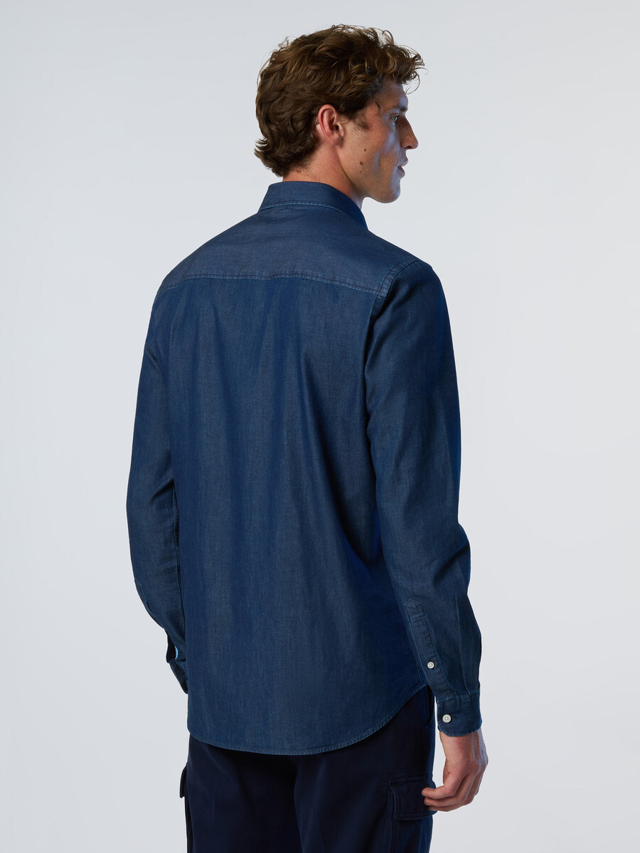 camisa de sarga vaquera