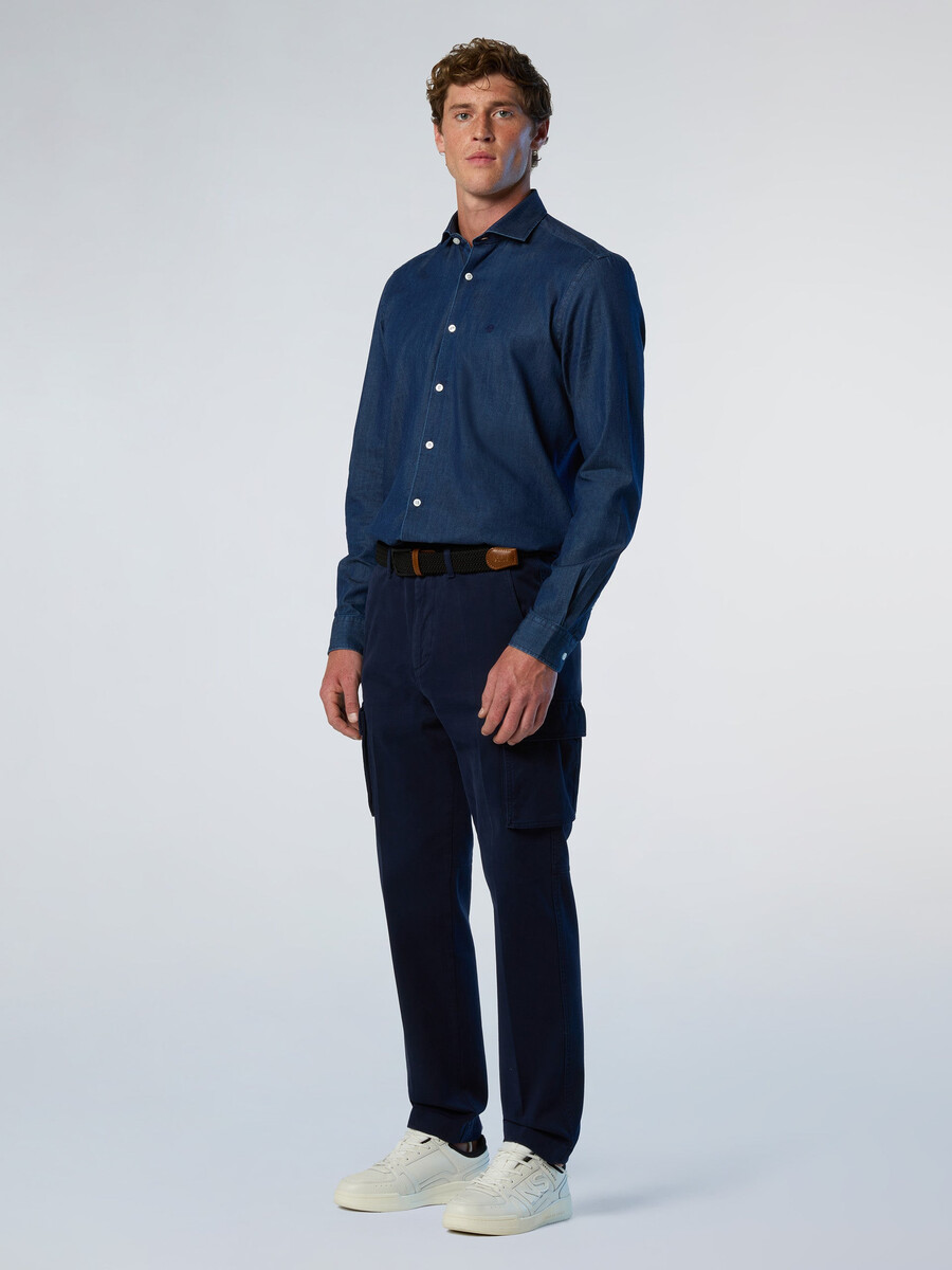camisa de sarga vaquera